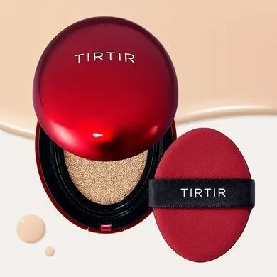TirTir Mask Fit Red Cushion – стійкий тональний кушон 17C Porcelain (Термін придатності до 23.06.2027)