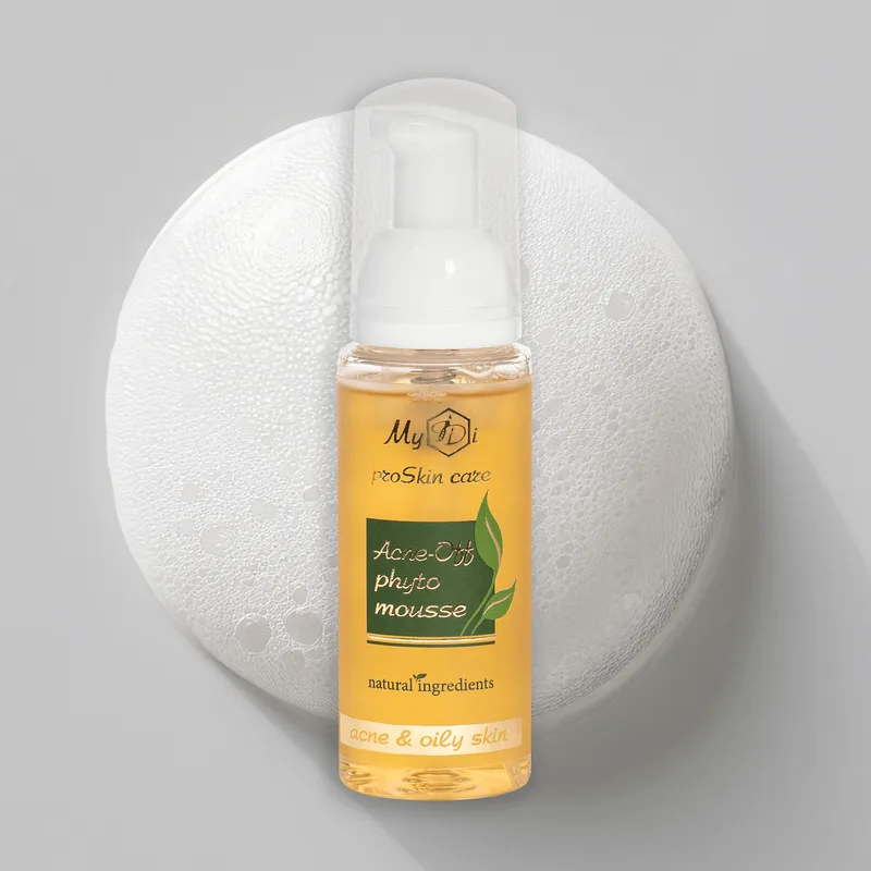 Очищаючий мус для проблемної шкіри Acne-Off phyto mousse (мініатюра), 80 мл