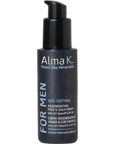 Regenerating Face & Scalp Cream SPF 30 Крем для обличчя для чоловіків - Alma K