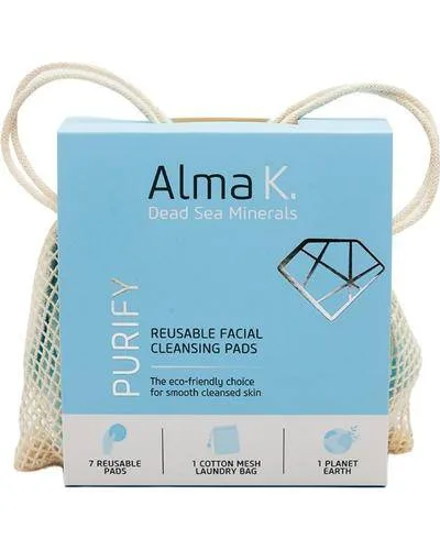 REUSABLE FACIAL CLEANSING PADS Многоразовые подушечки для снятия макияжа - Alma K