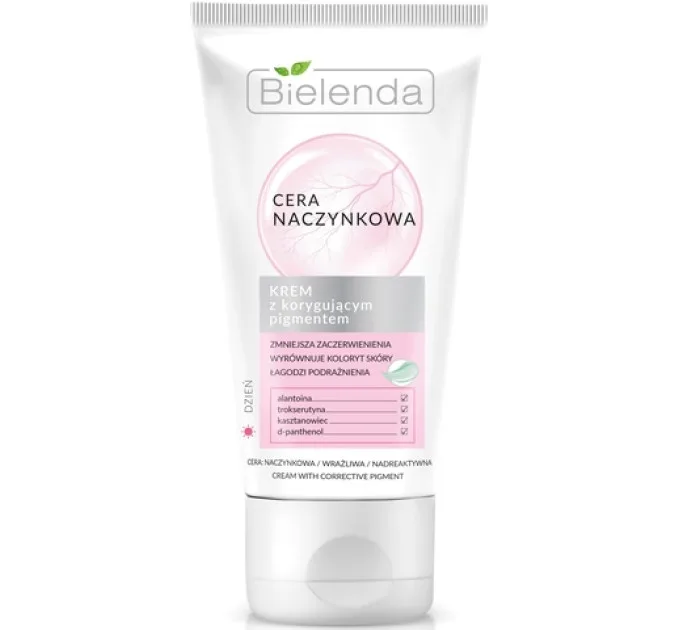 Крем для обличчя з коригувальним пігментом - Capillary Skin