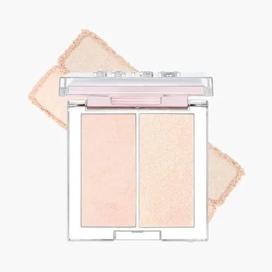 CLIO Prism Highlighter Duo – подвійний хайлайтер 01 Cream Fizz