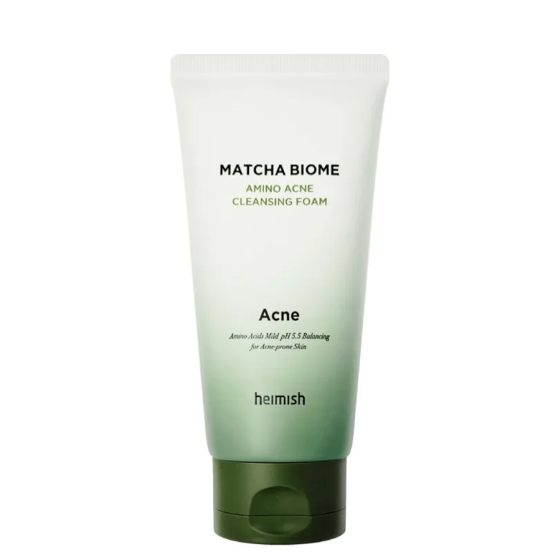 Heimish Matcha Biome Amino Acne Cleansing Foam 150 мл — Пінка для вмивання з матчею та пробіотиками