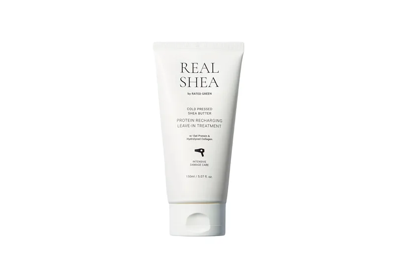 Термозахисний відновлюючий крем для волосся з маслом ши RATED GREEN Real Shea Gold Pressed Shea Butter Leave-in Treatment