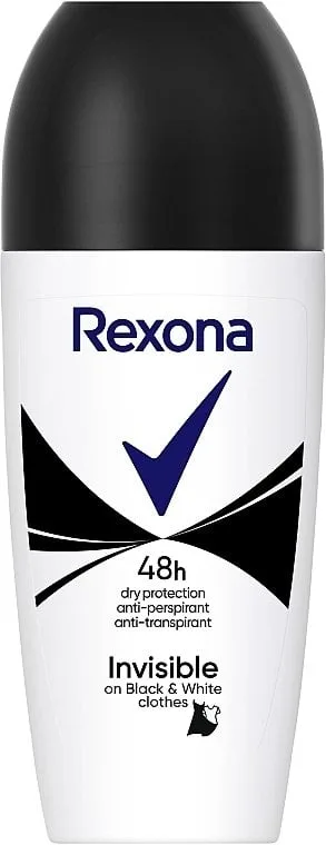 Антиперспірант кульковий Rexona Invisible On Black + White Clothes 50 мл