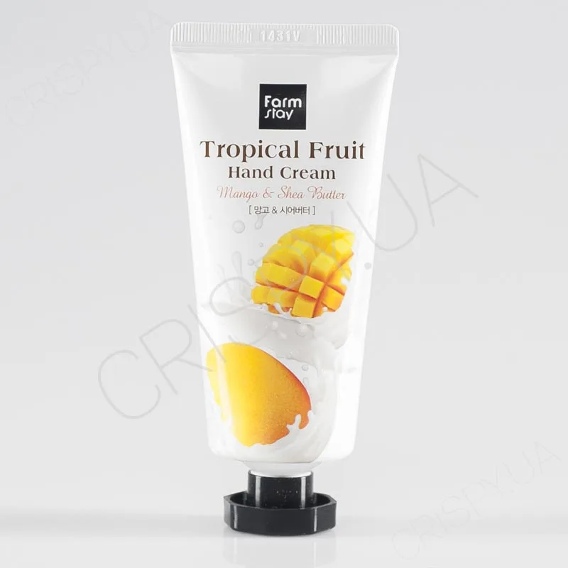 Антивіковий крем із екстрактом манго для догляду за шкірою рук FARMSTAY TROPICAL FRUIT HAND CREAM MANGO