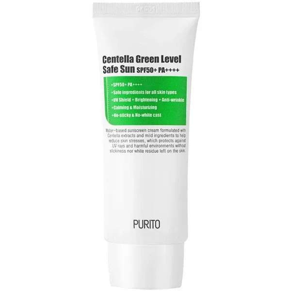 PURITO Centella Green Level Safe Sun SPF50+/PA++++ - Сонцезахисний крем із центелою