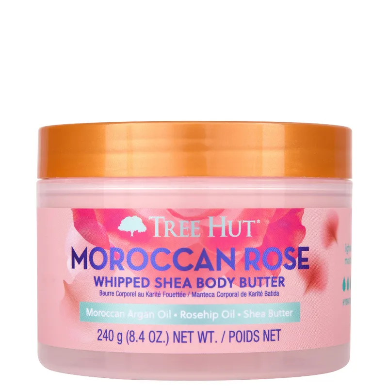 Tree Hut Moroccan Rose Whipped Body Butter 240 г — Баттер для тіла з ароматом троянди