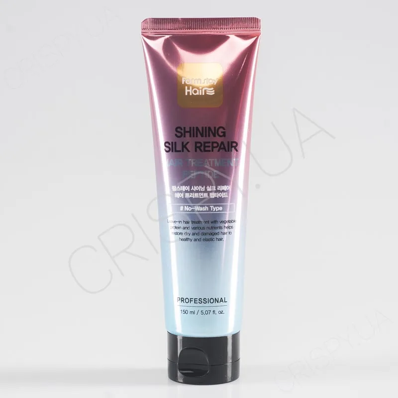 Маска для лікування пошкодженого волосся з пептидами FARMSTAY SHINING SILK REPAIR HAIR TREATMENT PEPTIDE