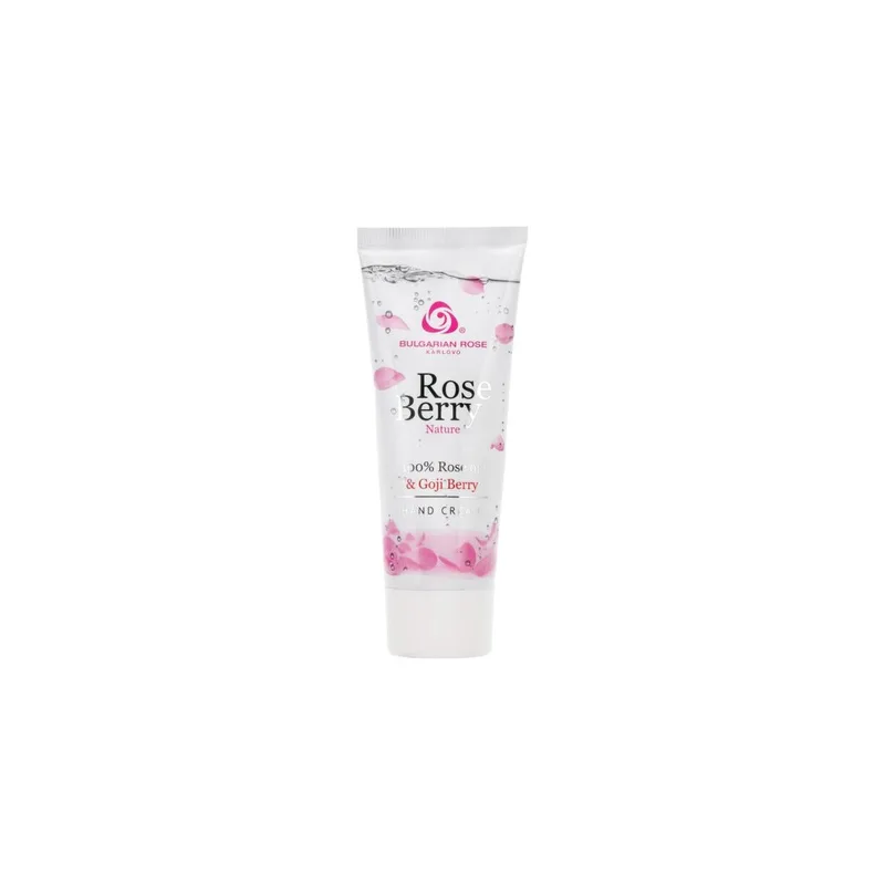 Поживний крем для рук і нігтів Rose Berry Nature 20% Rose & Goji Berry від Bulgarian Rose 75 мл