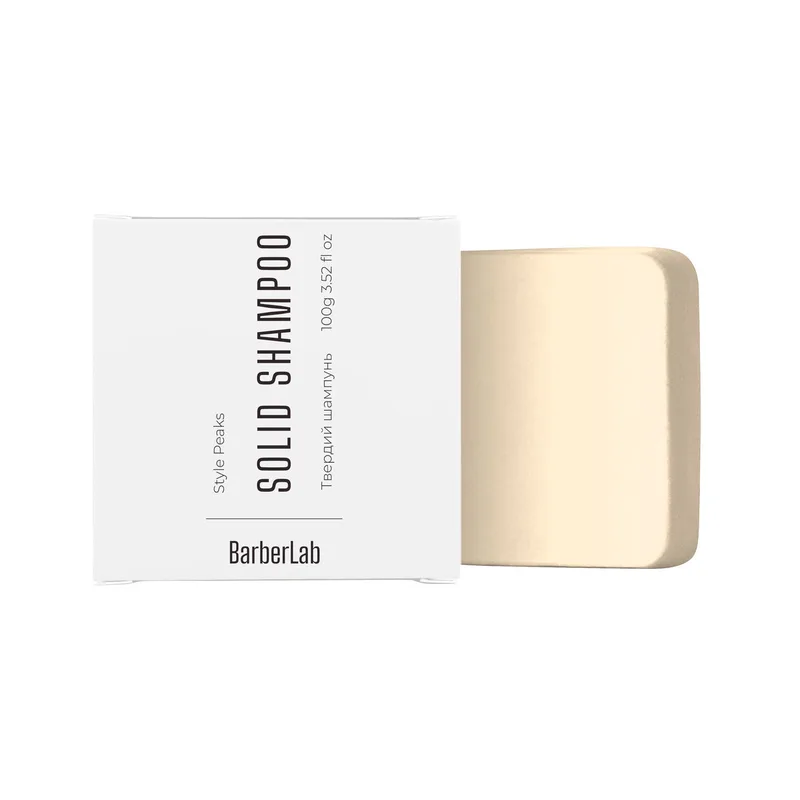 BarberLab Style Peaks Solid Shampoo