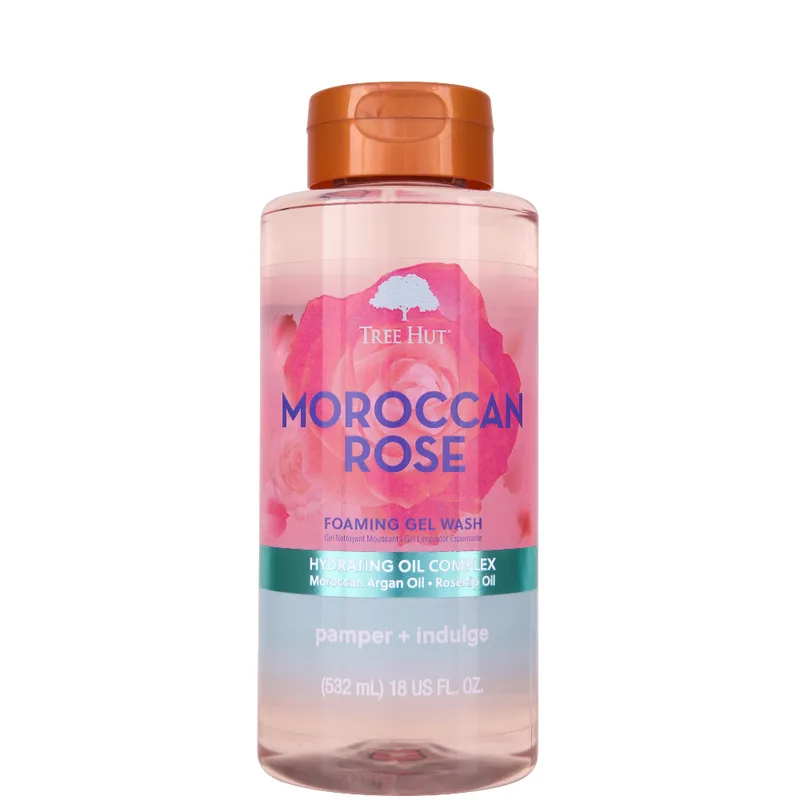 Tree Hut Moroccan Rose Foaming Gel Wash 532 мл — Гель для душу з ароматом троянди