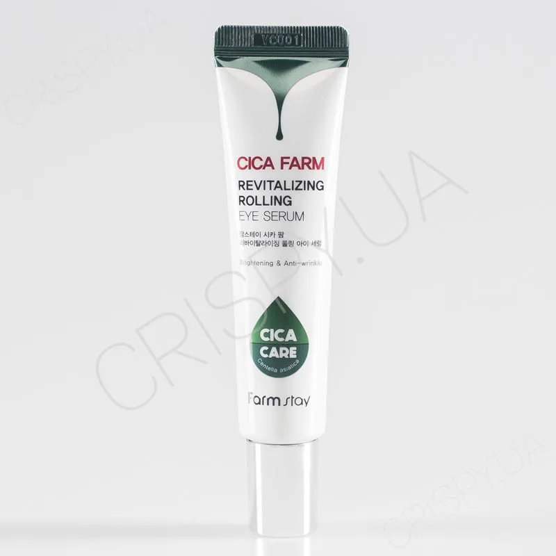 Сироватка для чутливої шкіри навколо очей - Купити FARMSTAY CICA FARM REVITALIZING ROLLING EYE SERUM косметика Фармстей