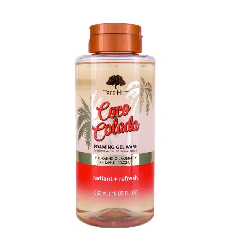 Tree Hut Coco Colada Foaming Gel Wash 532 мл — Гель для душу з ароматом кокоса та ананаса