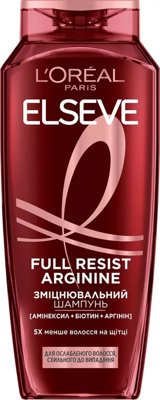 Шампунь L'Oréal Paris Elseve Full Resist Arginine для ослабленого волосся, схильного до випадіння 250 мл