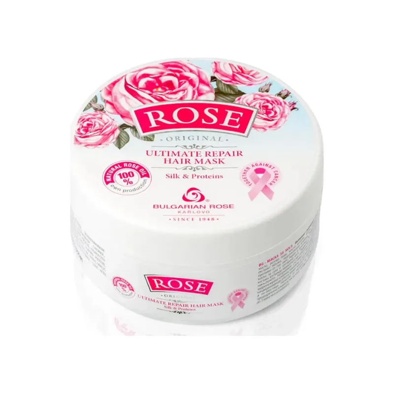 Відновлювальна маска для волосся Ultimate Repair Rose Original від Bulgarian Rose 240 мл