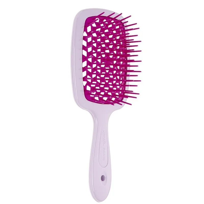 Щітка для волосся Janeke Superbrush лавандова з фуксією