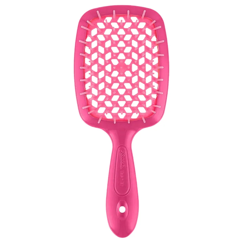 Щітка для волосся Janeke Superbrush неоново-рожева