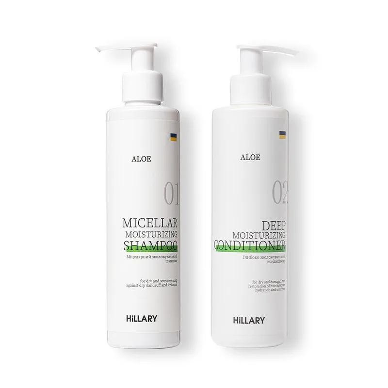 Набір для сухого типу волосся Hillary Aloe Deep Moisturizing