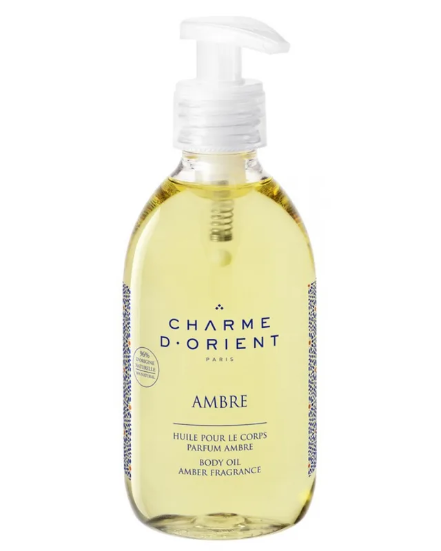 Charme d Orient Парфюмированное масло для масажу - Пляшка (Amber), 300 мл