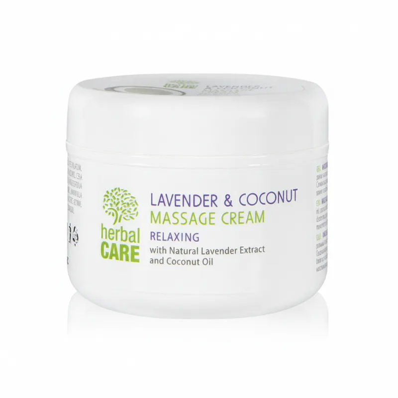 Масажний крем Herbal Care Lavender & Coconut від Bulgarian Rose 240 мл