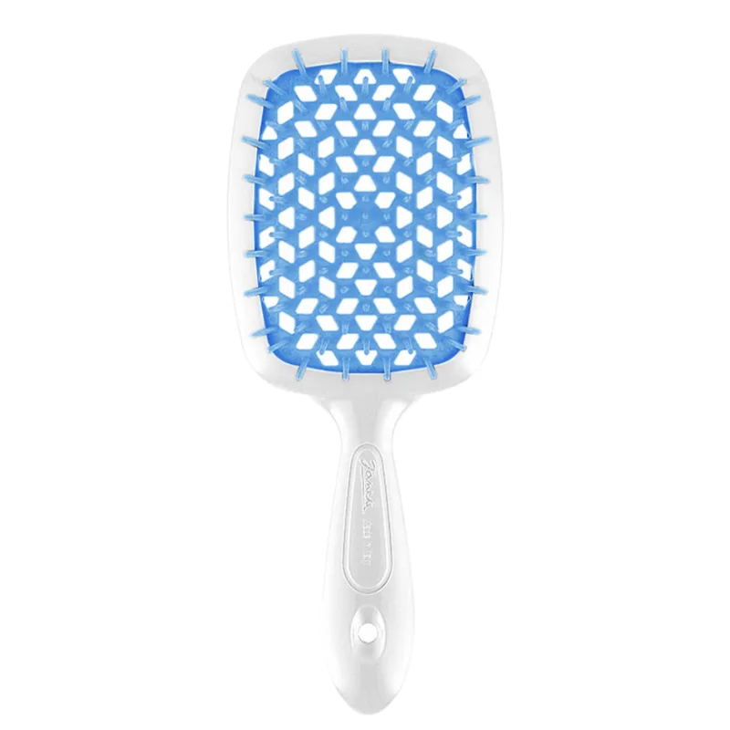 Щітка для волосся Janeke Superbrush біла з синім