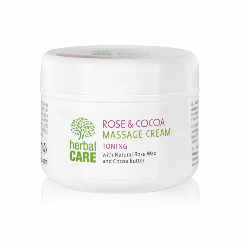 Масажний крем Herbal Care Rose & Cocoa від Bulgarian Rose 240 мл