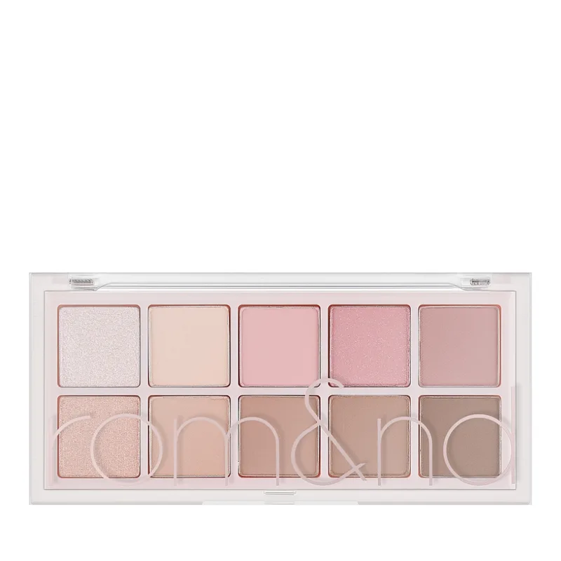 Rom&nd Better Than Palette 06 Peony Nude Garden — Палетка тіней 10 холодних нюдових відтінків