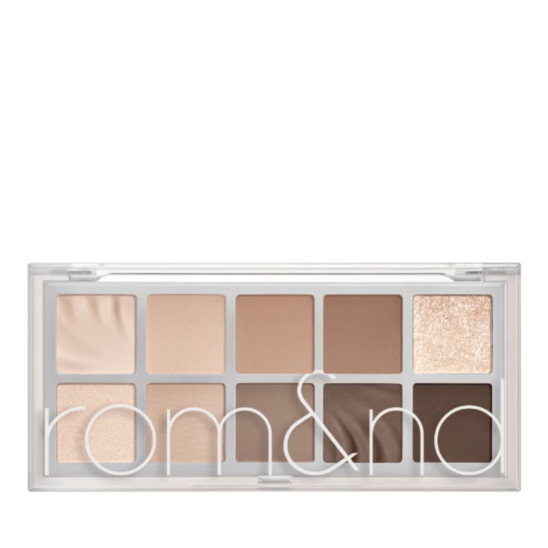 Rom&nd Better Than Palette 12 Sanded Breeze Garden — Палетка тіней 10 нюдових відтінків