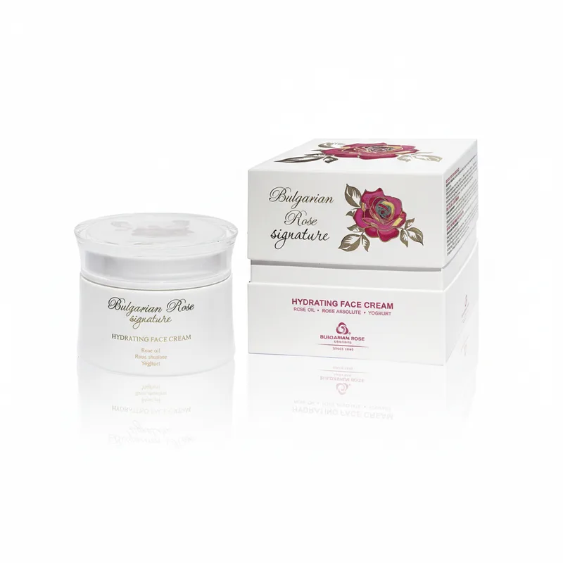 Зволожувальний крем Signature з абсолю троянди та йогуртом від Bulgarian Rose