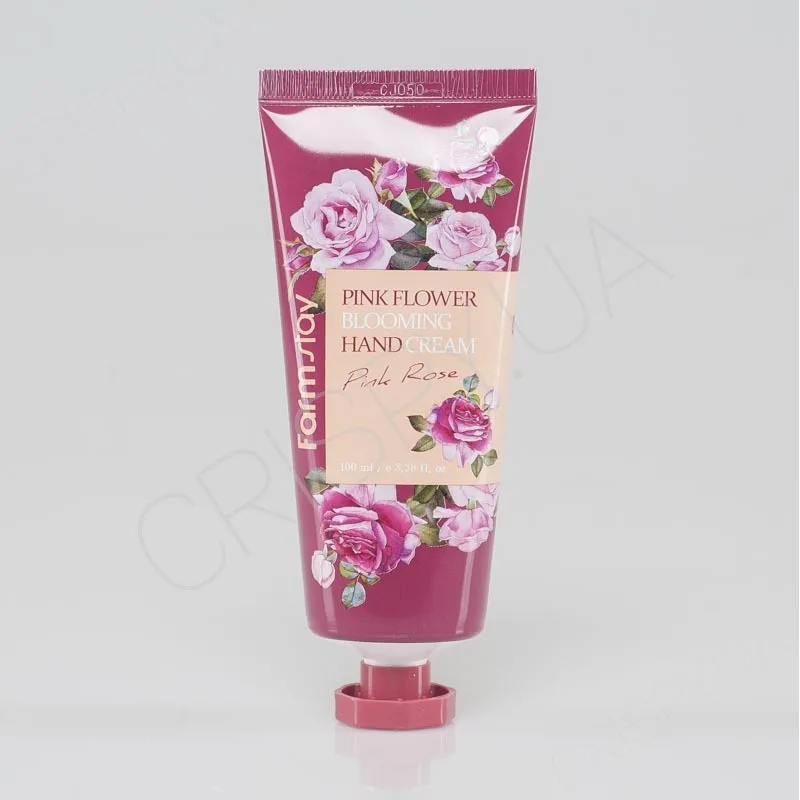 Корейський зволожуючий крем для рук купити - FARMSTAY PINK FLOWER BLOOMING HAND CREAM PINK ROSE Фармстей