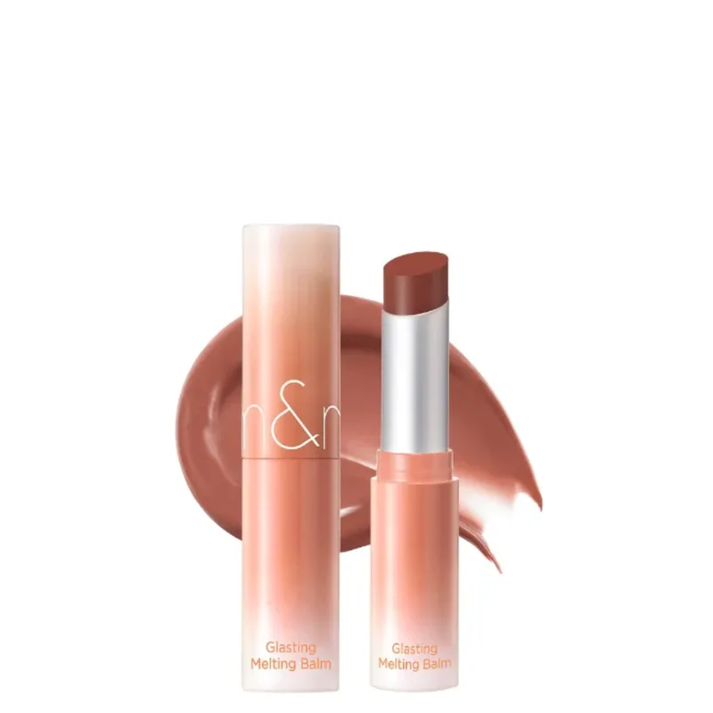 Rom&nd Glasting Melting Balm 13 Scotch Nude — Танучий бальзам для губ в нюдовому відтінку/ колір віскі