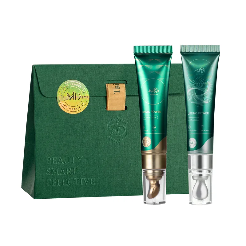 Подарунковий набір MyIDi для омолодження губ та очей «Forever young» MyIDi SET Forever young: Lifting Power eye fluid + Prima Power contouring lip fluid-filler