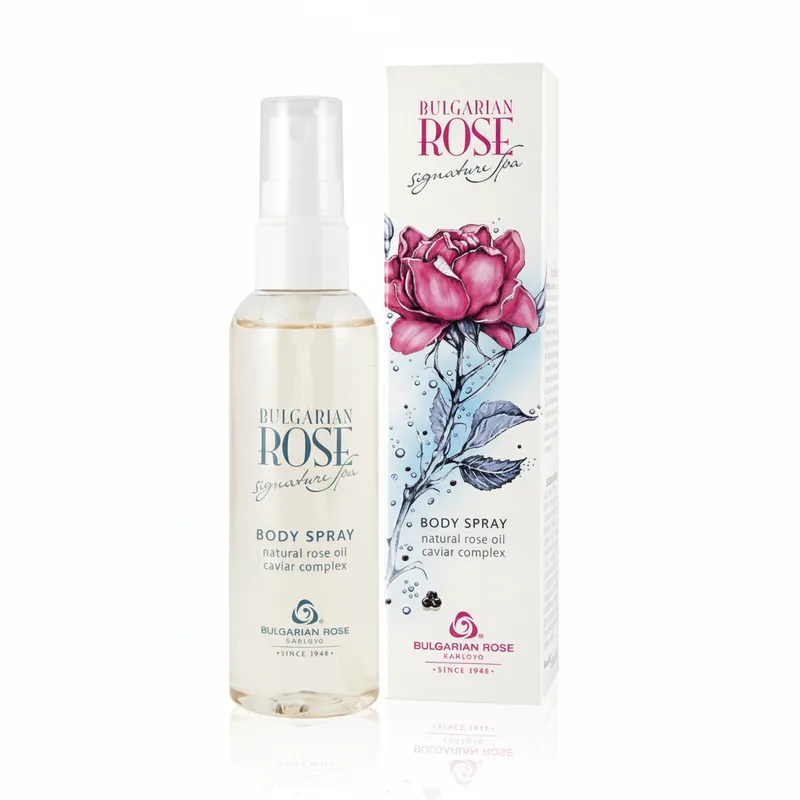 Спрей для тіла Signature SPA з трояндовою олією та екстрактом ікри від Bulgarian Rose 100 мл