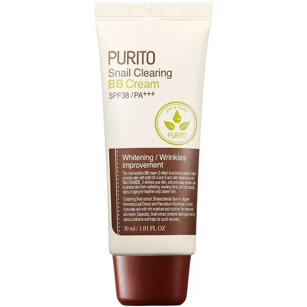 PURITO Snail Clearing BB Cream #23 Natural Beige - BB крем с муцином улитки