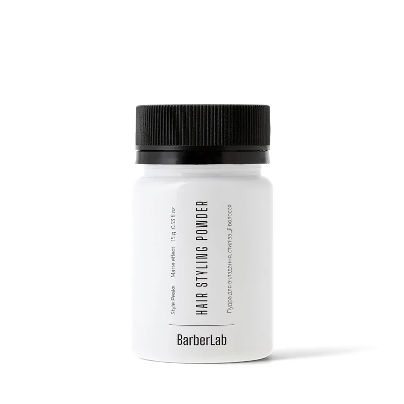 BarberLab Style Peaks Matte Hair Styling Powder