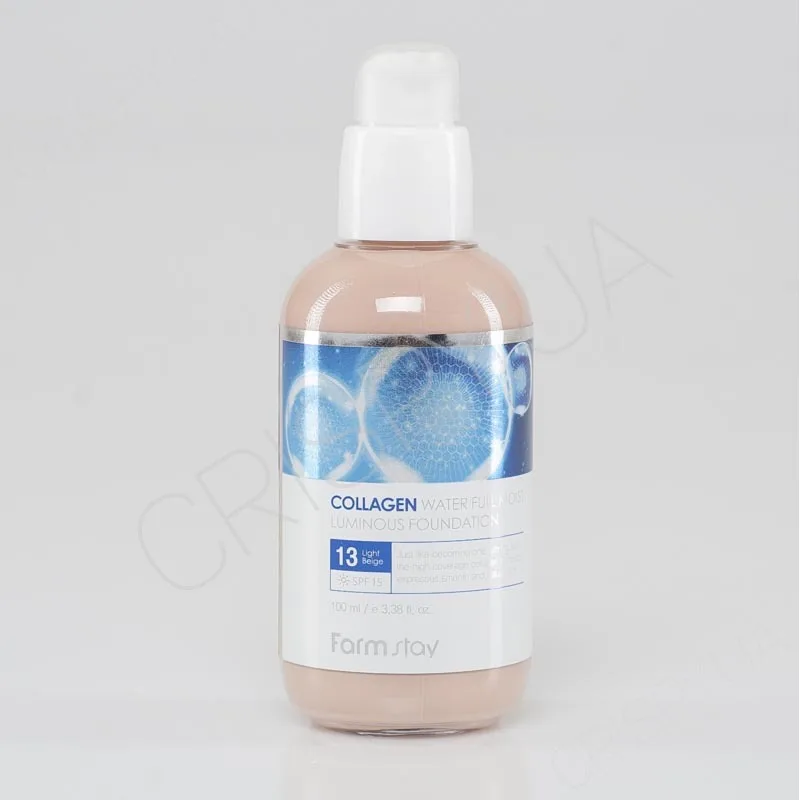 Зволожуюча тональна основа з колагеном - FARMSTAY COLLAGEN WATER FULL MOIST LUMINOUS FOUNDATION купити