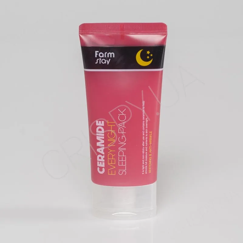 Нічна маска з керамідами для відновлення шкіри обличчя - FARMSTAY CERAMIDE EVERY NIGHT SLEEPING PACK купити