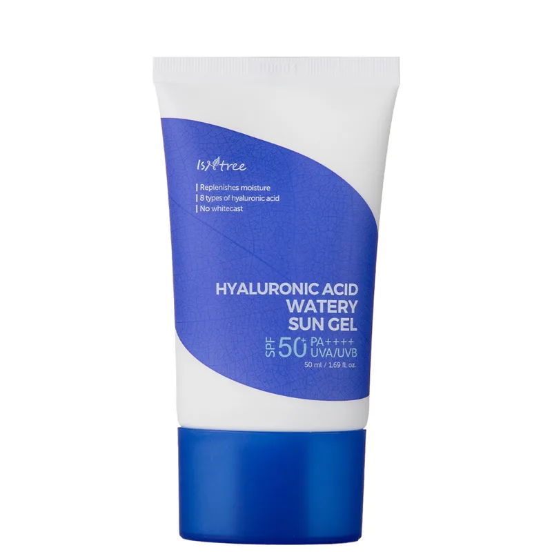 IsNtree Hyaluronic Acid Watery Sun Gel SPF50+ PA++++ 50 мл — Зволожуючий сонцезахисний гель SPF50+