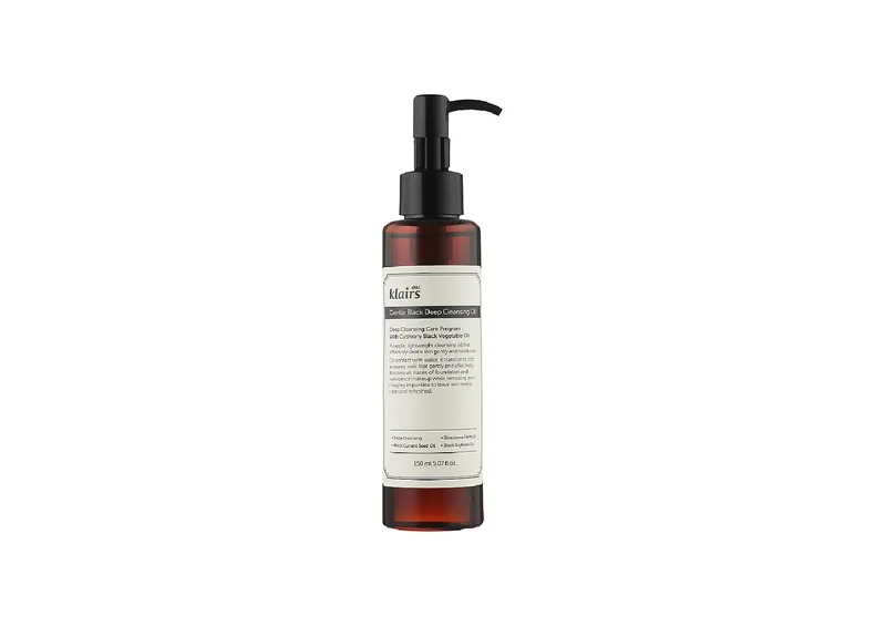 Гідрофільна олія для глибокого очищення DEAR, KLAIRS Gentle Black Deep Cleansing Oil 150 мл