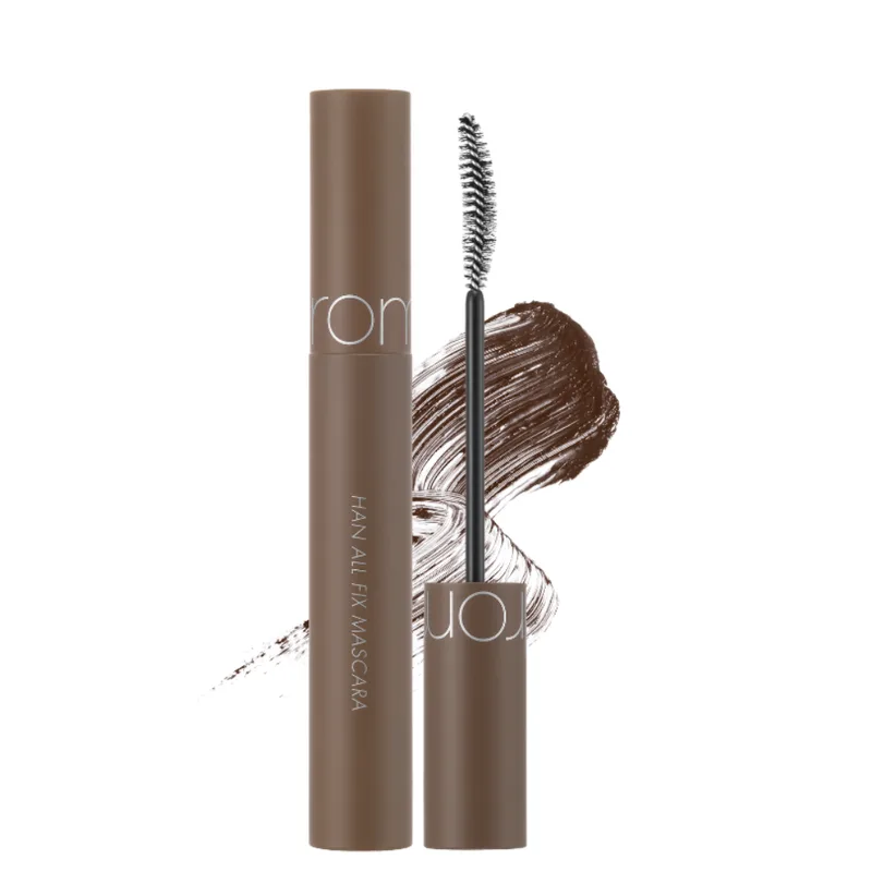 Rom&nd Han All Fix Mascara L03 Long Hazel — Водостійка подовжуюча туш теплого коричневого кольору