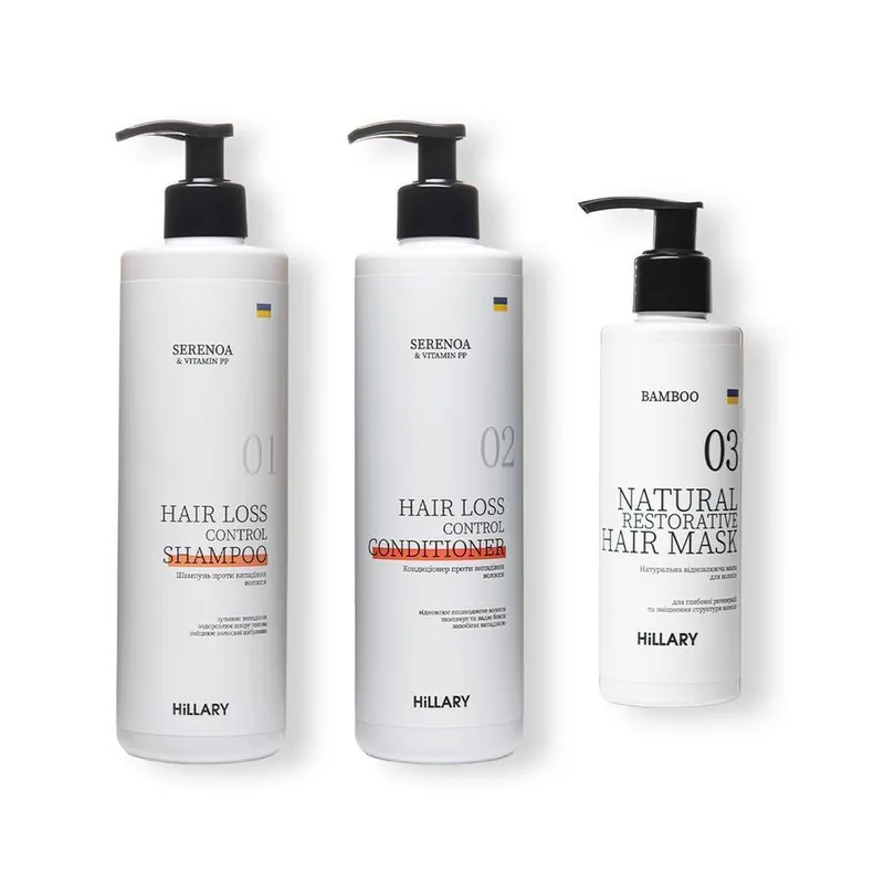 Комплекс Serenoa & РР Hair Loss Control + Натуральна маска Bamboo