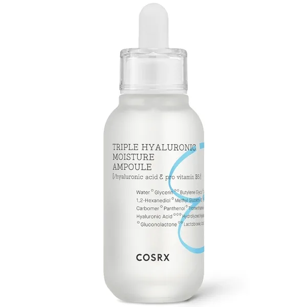 Cosrx Hydrium Triple Hyaluronic Moisture Ampoule – зволожуюча сироватка з гіалуроновою кислотою