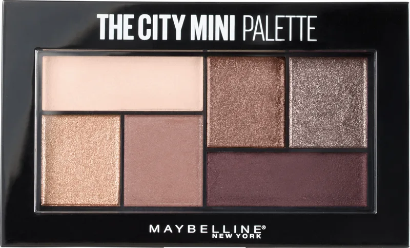 Тіні для повік Maybelline New York The City Kits Mini нюдові відтінки 410 Chill Brunch Neutrals 6 г