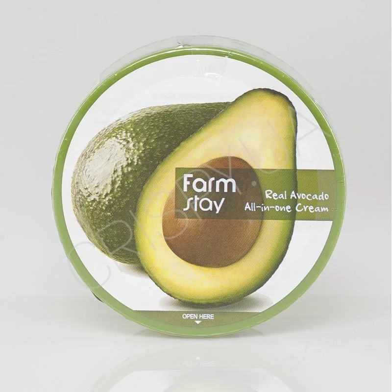 Зволожуючий та поживний крем з екстрактом авокадо для обличчя та тіла - FARMSTAY REAL AVOCADO ALL-IN-ONE CREAM купити Фармстей