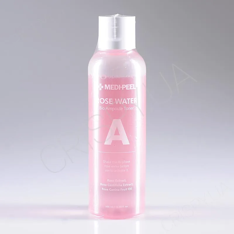 Двофазний тонер ампульний з екстрактом троянди купити - MEDI-PEEL ROSE WATER BIO AMPOULE TONER корейська косметика