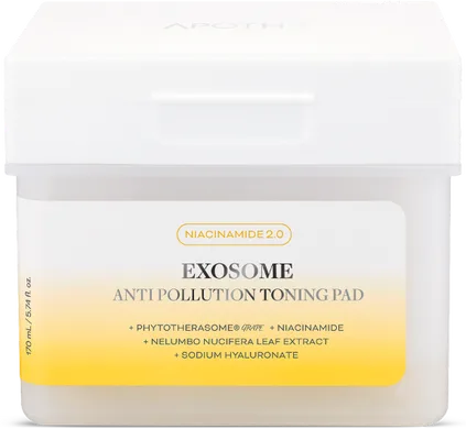 Очищуючі тонізуючі педи - APOTHE Exosome Anti-Pollution Toning Pad, 70 шт - 170 мл