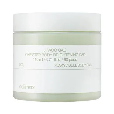 Освітлюючі пілінг-педи для тіла – Celimax Ji Woo Gae One Step Body Brightening Pad, 110 мл, 60 шт