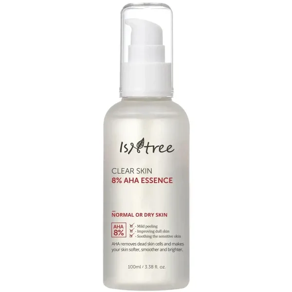 ISNTREE Clear Skin 8% AHA Essence - Оновлююча есенція з AHA-кислотами