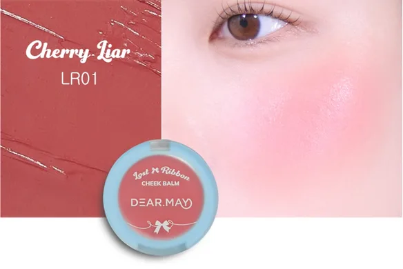 Dearmay Lost Ribbon Cheek Balm – кремові рум'яна LR01 Cherry Liar